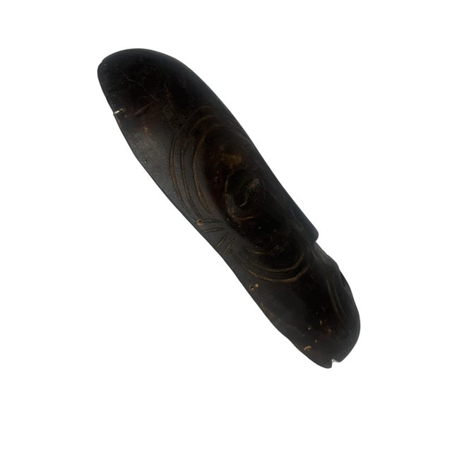 1950s Dan Gle Face Mask Ivory Coast Deangle Type Hardwood Ethnographic Tribal For Sale - Image 4 of 9