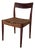 Danish Teak Pia Dining Chair with Rush Seat by Poul Cadovius, 1960s For Sale