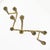 Metal Mid 20th Century Brutalist Nine-Light Candelabra Menorah With Sculptural Molten Gold Metal After Paul Evans For Sale - Image 7 of 8