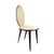 Black Cream and Black Vinyl Chair attributed to Umberto Mascagni, 1950s For Sale - Image 8 of 8