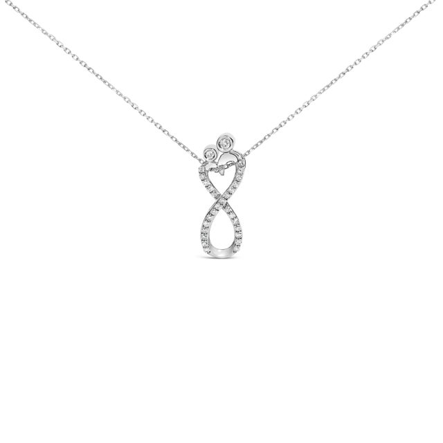 Immerse yourself in the timeless elegance of this intricately crafted pendant necklace, featuring a .925 sterling silver...