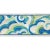 Abstract Schumacher Woodstock Tape in Peacock For Sale - Image 3 of 3
