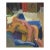 Original Vintage Abstract Expressionist Figurative - "Lovers’ Embrace" by Katherine Kallick For Sale
