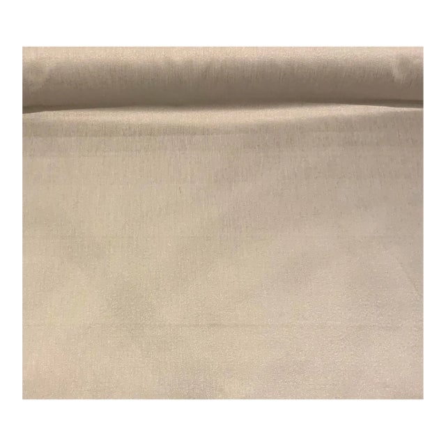 Caracole Modern Platinum/Grey Woven Designer Fabric - 16 Yards For Sale