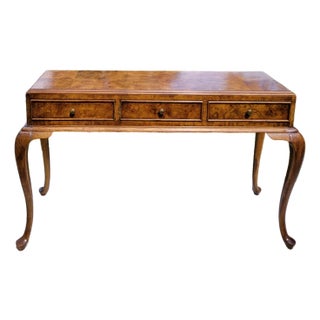 1960s Henkel Harris Queen Anne Mahogany Console Table For Sale