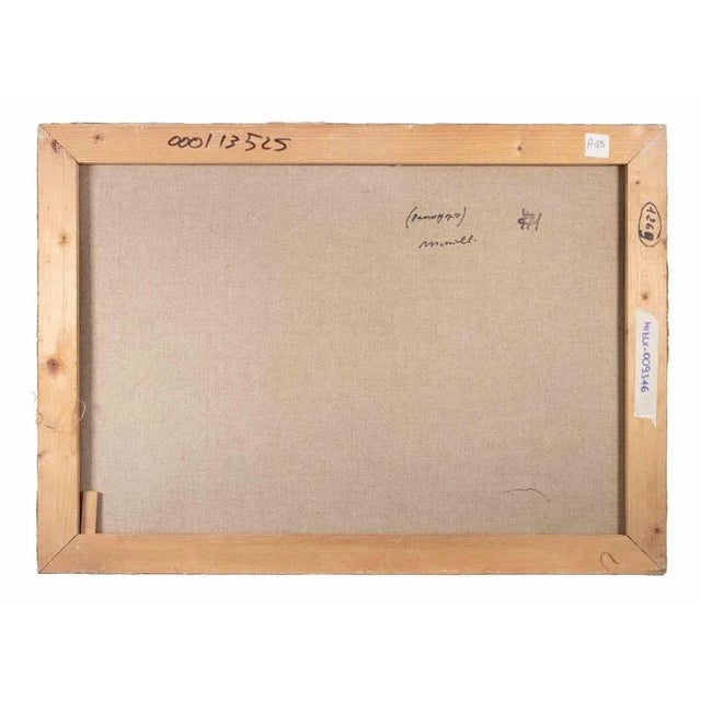 1970s Franco Marzilli, Hills, Oil Painting, 1970s For Sale - Image 5 of 6