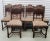 19th Century Belgian Baroque Carved Walnut and Leather Dining Chairs - Set of 6 For Sale - Image 12 of 12
