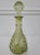 1970s Vintage Avocado Green Fruit Bottle Decanter For Sale - Image 5 of 9