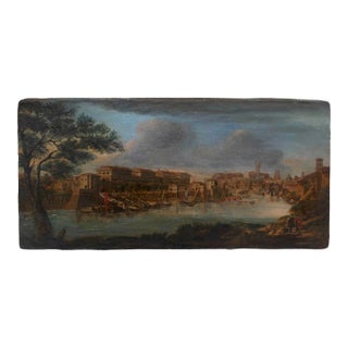 19th C Painting of View of Venice After Gaspar Van Wittel (1653-1736) For Sale