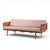 Mid-Century Modern Peter Hvidt and Orla Mølgaard Nielsen Mid Century Teak and Cane Daybed For Sale - Image 3 of 9