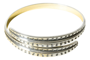 Mid-Century Silver Bangle from David Andersen, 1960s