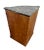 1990s Vintage Corner Cabinet With Swing Drawer Marble Top Removable Shelf Column Sides For Sale - Image 4 of 8