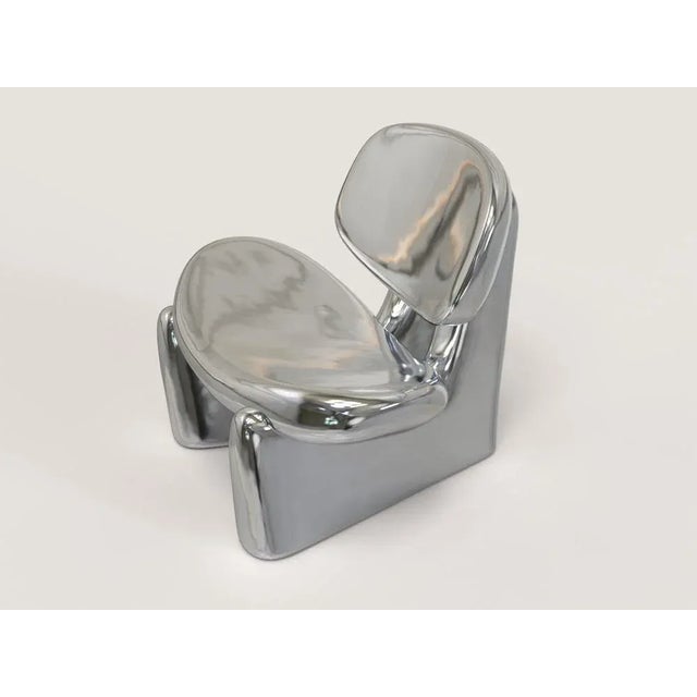 Not Yet Made - Made To Order Pau Silver V1 Chair from Edizione Limitata For Sale - Image 5 of 7