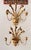 1960s Pair of Italian Gilt Tole Candle Sconces For Sale - Image 10 of 10