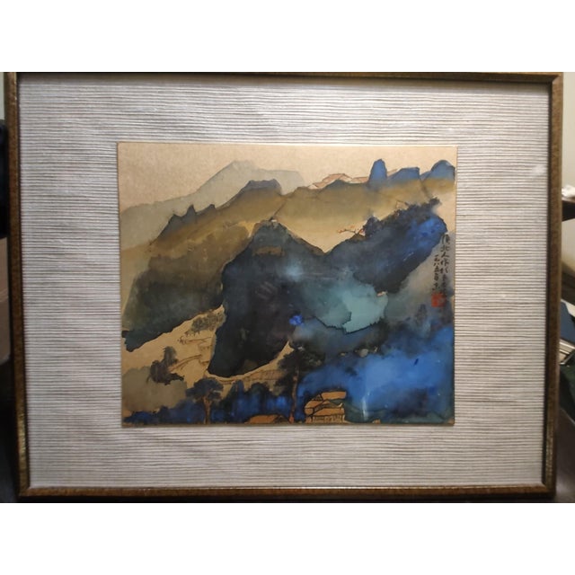 Hou Beiren Painting With Signed Art Book For Sale - Image 9 of 12