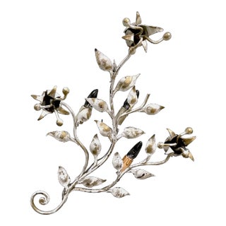 Mid-Century Wrought Iron Sconces, Set of 2 For Sale