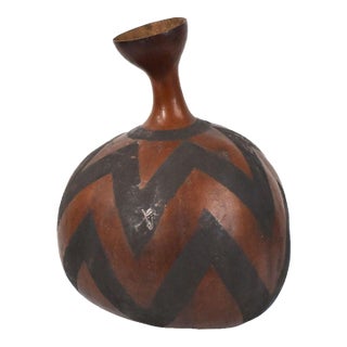 Early 20th Century Tutsi Ceremonial Gourd Calabash Rwanda For Sale
