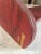 Primitive Folk Art Sculptural Wall Shelf in Red Paint For Sale - Image 14 of 18