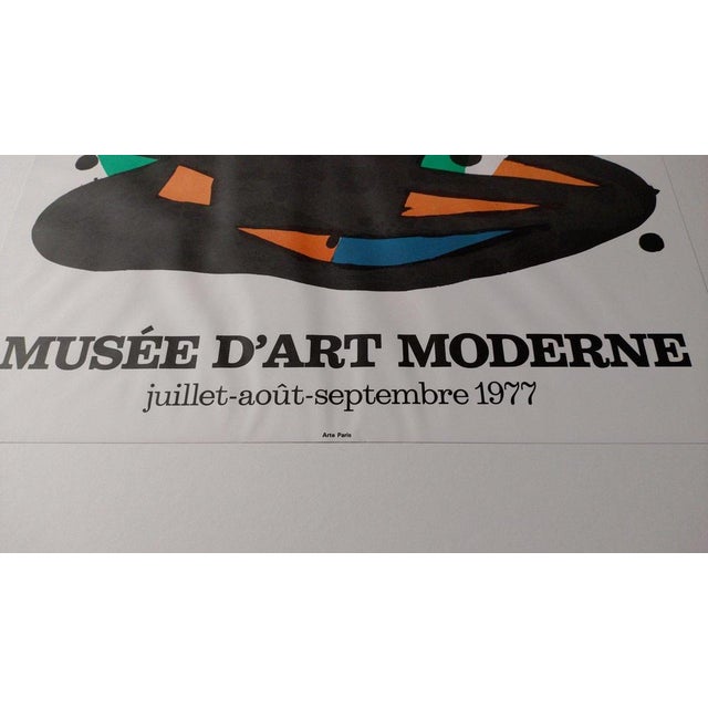 Modern Museums of Modern Art Poster after Joan Miró, 1977 For Sale - Image 3 of 7