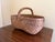 Late 19th Century Late 19th Century American Oak Splint Basket With Wrapped Bentwood Handle For Sale - Image 5 of 12