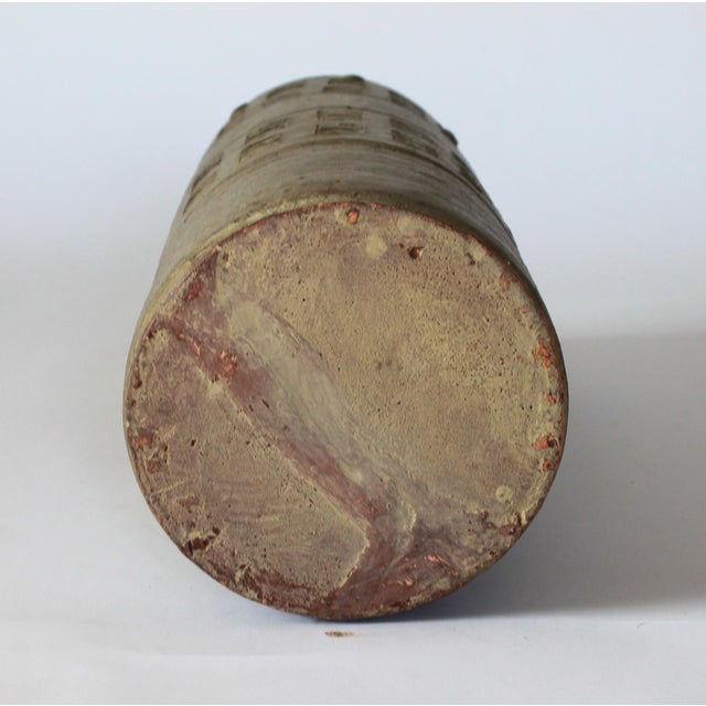 Mid-Century Studio Art Pottery Umbrella Stand For Sale In Milwaukee - Image 6 of 8