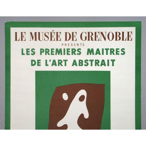 Original Eyes and Nose Exhibition Poster by Jean Hans Arp, 1949 For Sale - Image 4 of 11