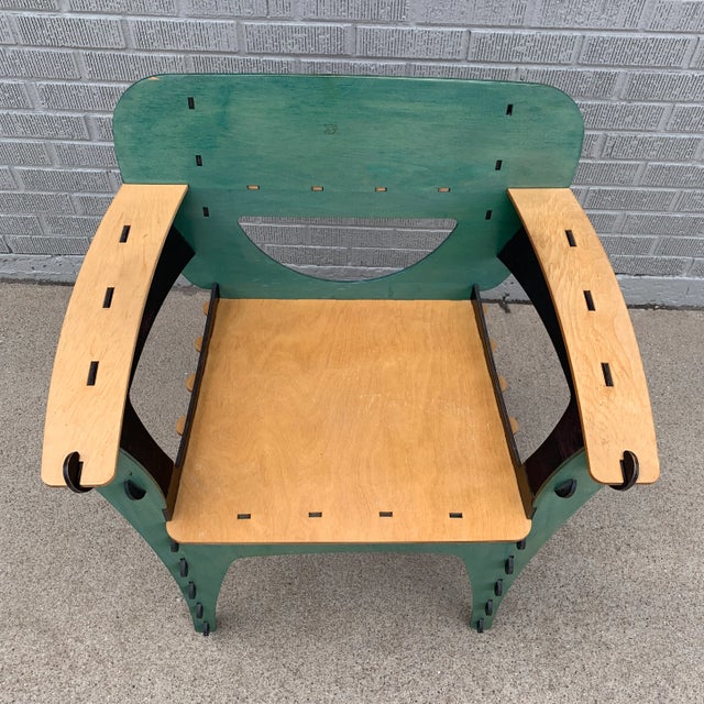 David Kawecki Late 20th Century Puzzle Chair by David Kawecki For Sale - Image 4 of 13