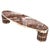 "Melagrana" Coffee Table With Burl Walnut and Bronze Details For Sale In Los Angeles - Image 6 of 6