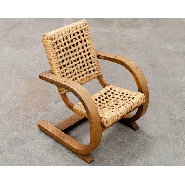 Mid-Century Modern Vintage Demonstration Chair from Audoux & Minet, 1950s For Sale - Image 3 of 9
