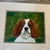 Contemporary King Charles spaniel portrait print by Judy Henn. Signed with monogram. Measures 17.5x15.5 framed. Check out...