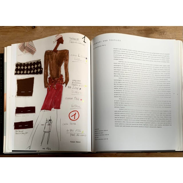 First Edition Hardcover ‘Armani’ Published in 2000 for Giorgio Armani Retrospectives at the Guggenheim New York & Bilbao, 380 Pages For Sale - Image 10 of 12