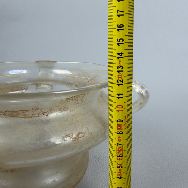 Scavo Vase in Iridescent Murano Glass from Seguso Vetri D'Arte, 1950s For Sale - Image 10 of 11