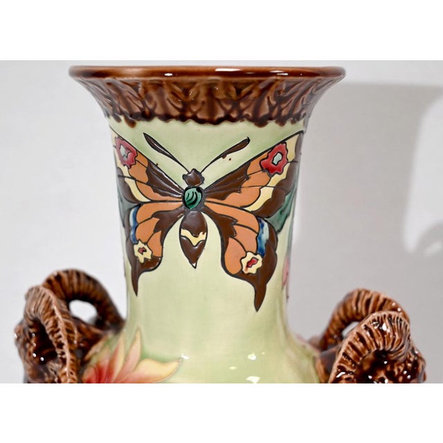 1930s Vintage Colorful Ceramic Vase, 1930s For Sale - Image 5 of 18