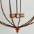 French 1970s Mid-Century Iron Sphere Light Fixture For Sale - Image 3 of 7