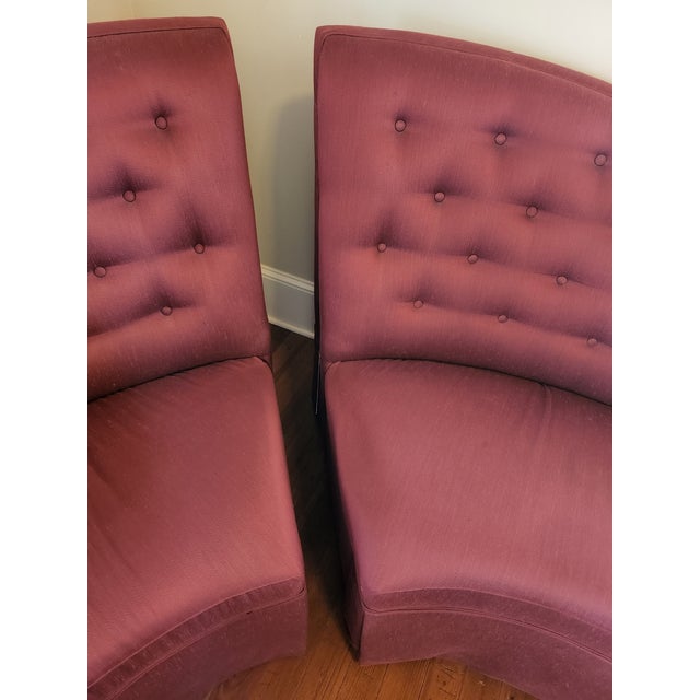 2000 - 2009 1930s Hollywood Regency Style Thomasville "The Contessa" Curved Sectional Sofa - Humphrey Bogart Collection For Sale - Image 5 of 8