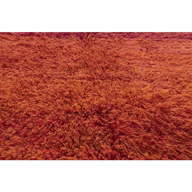 Late 20th Century Vintage Beni Mrirt Moroccan Rug, 07'02 X 09'06 For Sale - Image 5 of 10