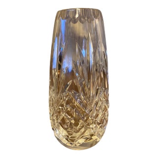 Vintage Cut Crystal Bud Vase For Sale