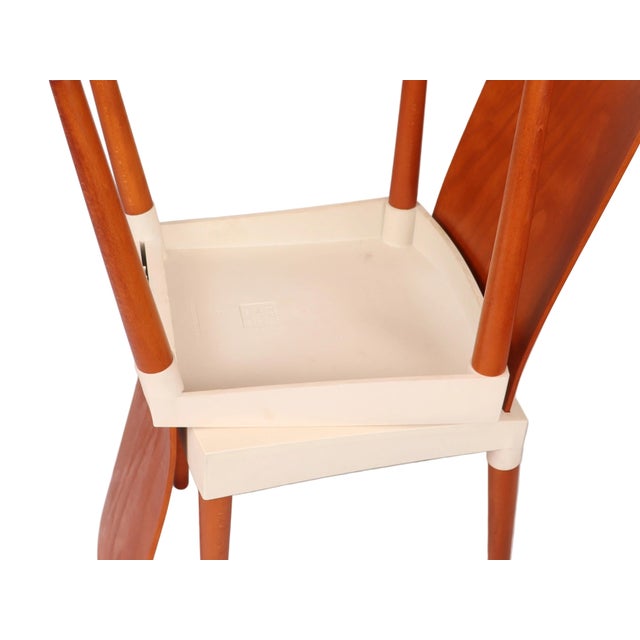 Brown Philippe Starck for Kartell "Miss Trip" Side Dining Chairs in Tan - A Pair For Sale - Image 8 of 11