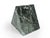 Green Late 20th Century Italian Natural Solid Green Marble Stone Pyramid Sculpture For Sale - Image 8 of 8