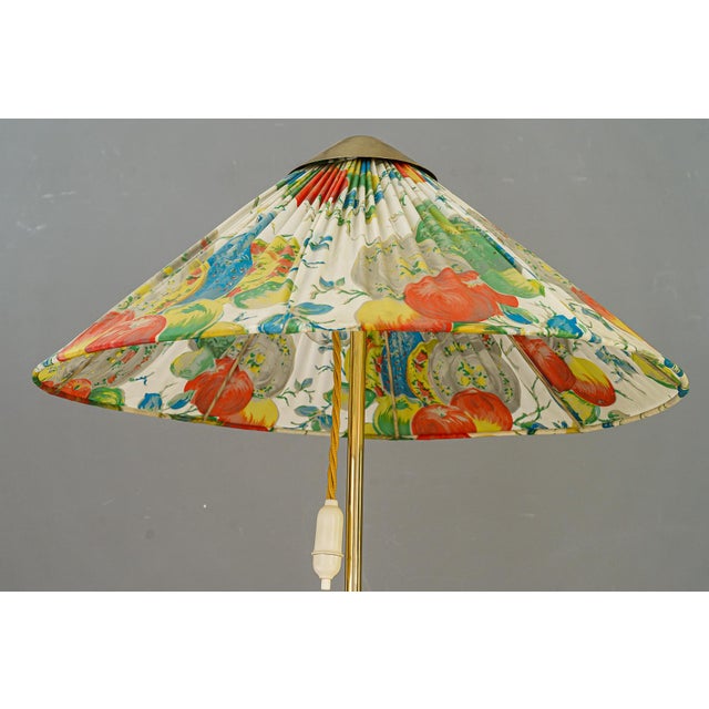 Vintage Floor Lamp with Fabric Shade by Rupert Nikoll, 1950s For Sale - Image 13 of 18