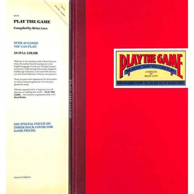 LOVE, Brian [compiled by] [96] pp. Reed Books 1978 14 3/4" x 10 1/2" Over 40 Games from the Golden Age of Board Game