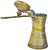 Early 20th Century Handmade Calligraphy-Engraved Moorish Brass Coffee Pot Accent For Sale In New York - Image 6 of 13