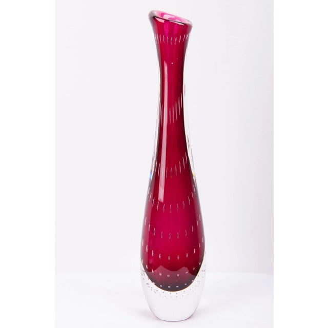 Mid-Century Modern Vase by Vicke Lindstrand for Kosta, 1950s For Sale - Image 3 of 9
