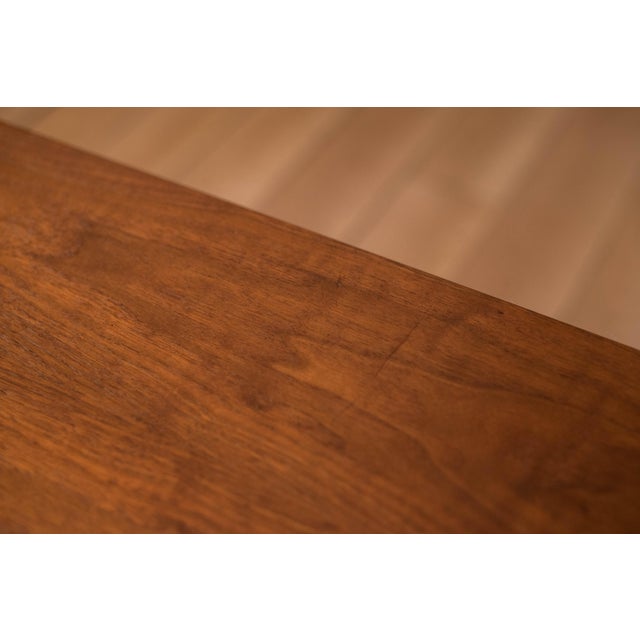 Brown Mid Century Modern Walnut 12-Drawer Dresser by Jack Cartright for Founders Co. For Sale - Image 8 of 18