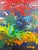 2020s Artist Mark Adler Vibrant Contemporary Abstract Acrylic Painting on Canvas For Sale - Image 5 of 8