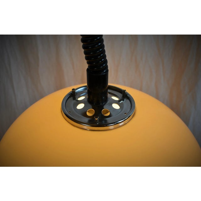 Mid-Century Modern Mid-Century White Pendant Lamp by Guzzini for Meblo, 1970s For Sale - Image 3 of 16