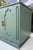 Spanish Revival Sage Green & Gold Leaf Sideboard From 60's For Sale In Miami - Image 6 of 8