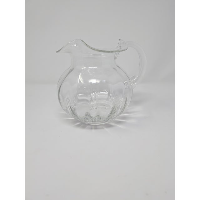 Vintage 1990s Tiffany & Co Handblown Devon Pitchers - A Pair For Sale In New York - Image 6 of 15