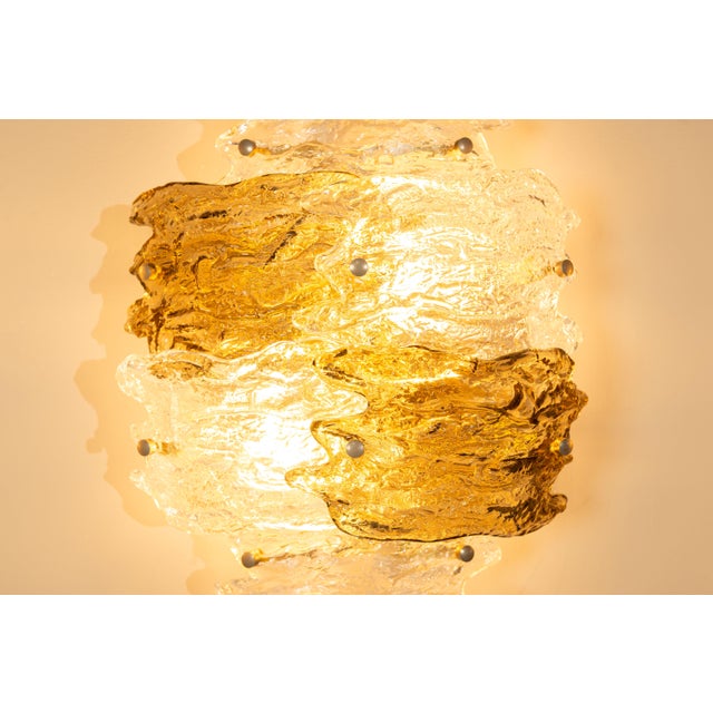 Wall Lamps in Murano Glass by Zero Quattro, Italy, 1970s, Set of 4 For Sale - Image 12 of 18