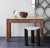 Contemporary Matthew Izzo Home Tambour Mango Wood Marble Topped Desk/Side Table For Sale - Image 3 of 6